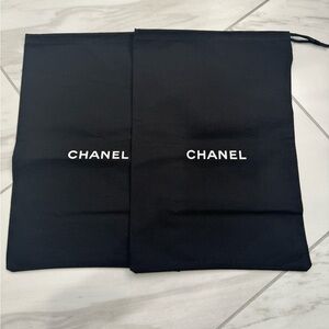 CHANEL Black Drawstring Bags🛍️